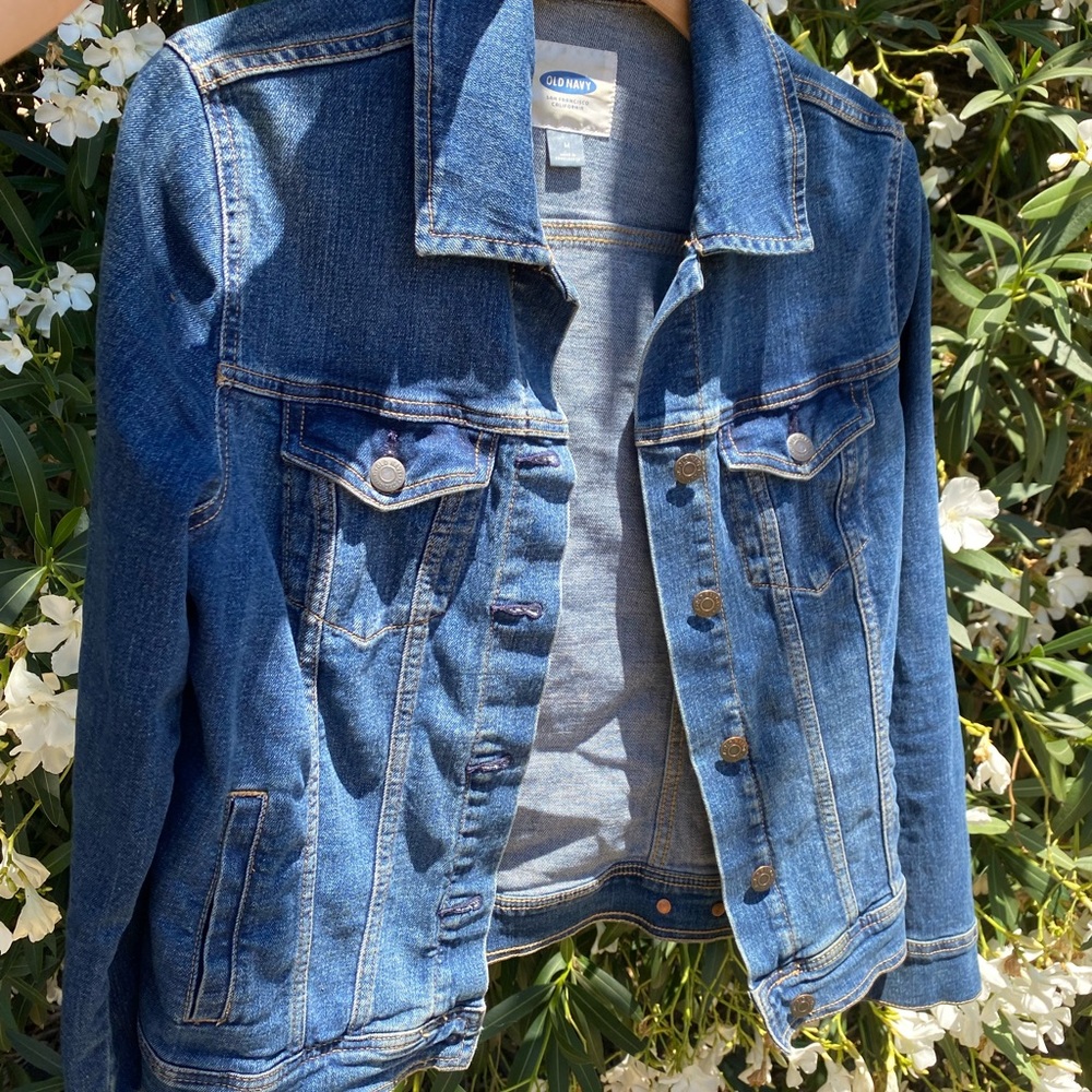 Blue denim high quality jean jacket